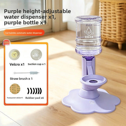 Gravity Cat Water Dispenser Stand - Spill-Proof
