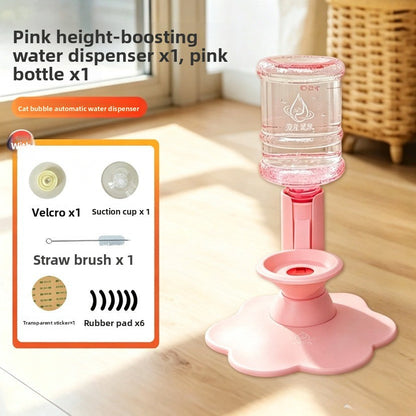 Gravity Cat Water Dispenser Stand - Spill-Proof